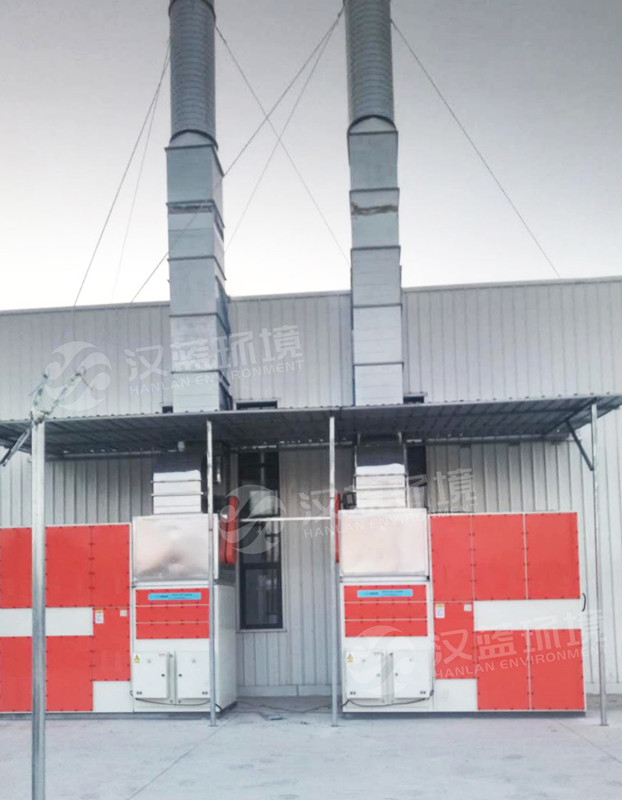 河北漢藍汽車4s店噴漆廢氣凈化設備