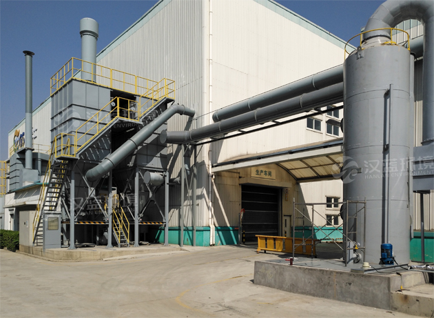 河北漢藍噴漆VOC廢氣處理設備-催化燃燒設備CO