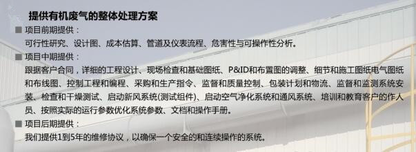 河北漢藍(lán)提供廢氣治理整套方案