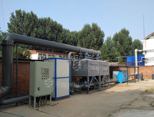 河北漢藍有機廢氣催化燃燒爐