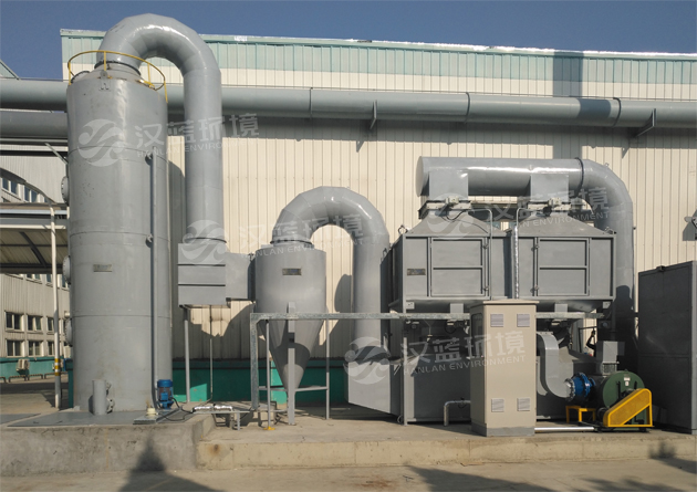 河北漢藍工業VOCs廢氣治理工程-催化燃燒