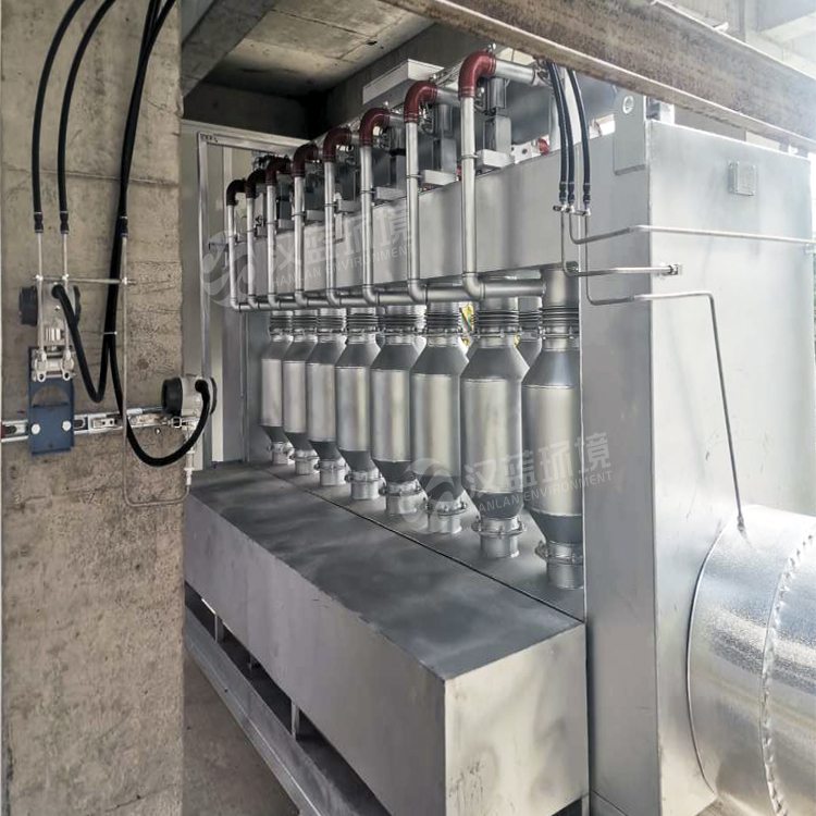 萬純測試臺架尾氣處理設備-汽油機測試臺尾氣凈化